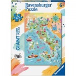  Ravensburger-03145 Riesen-Bodenpuzzle - XXL Teile - Italien
