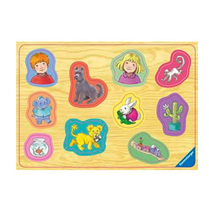 Puzzle Ravensburger-03680 Holz Einbau - Karsten und Petra