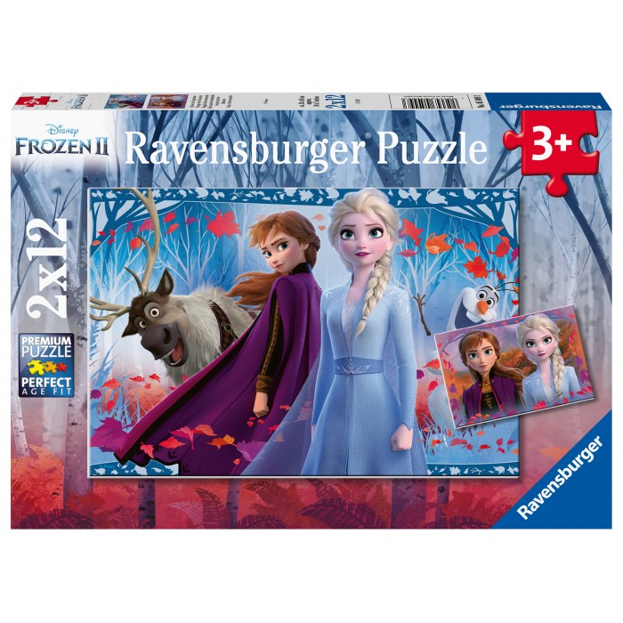 Ravensburger-05009 2 Puzzles - Frozen II