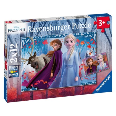 Ravensburger-05009 2 Puzzles - Frozen II