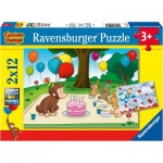  Ravensburger-05018 2 Puzzles - George