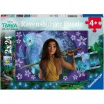  Ravensburger-05097 2 Puzzles - Raya
