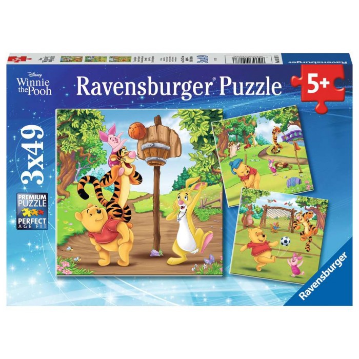 3 Puzzles - Winnie the Pooh
