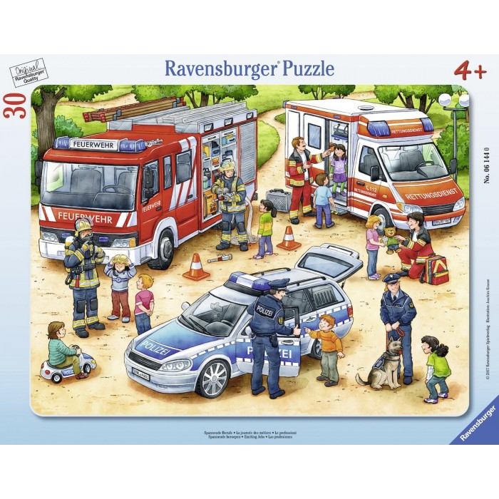 Rahmenpuzzle - Spannende Berufe