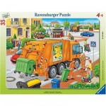 Puzzle  Ravensburger-06346 Die Müllabfuhr
