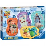  Ravensburger-06835 4 Puzzles - Toy Story