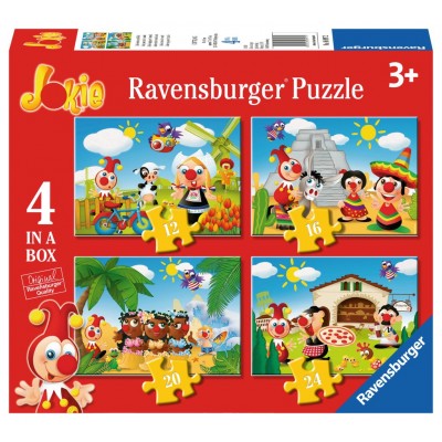 Ravensburger-06997 4 Puzzles - Jokie