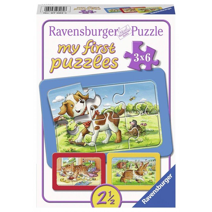Ravensburger-07062 9 Puzzles - My First Puzzles