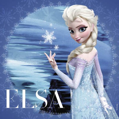 Puzzle Ravensburger-09269 Elsa, Anna & Olaf 