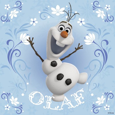 Puzzle Ravensburger-09269 Elsa, Anna & Olaf 