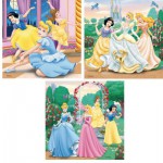  Ravensburger-09411 3 Puzzles - Träumende Prinzessinnen