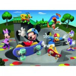 Puzzle  Ravensburger-10923 XXL Teile - Disney Micky Maus: Im Skatepark