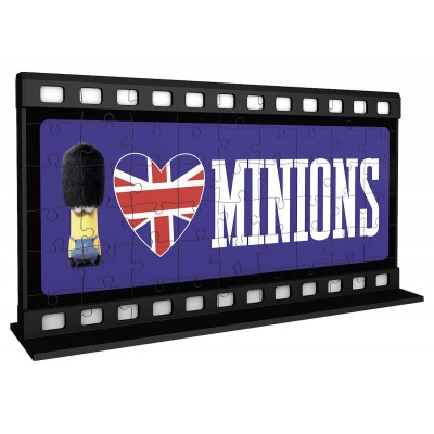 Ravensburger-11207 3D Puzzle - Minions