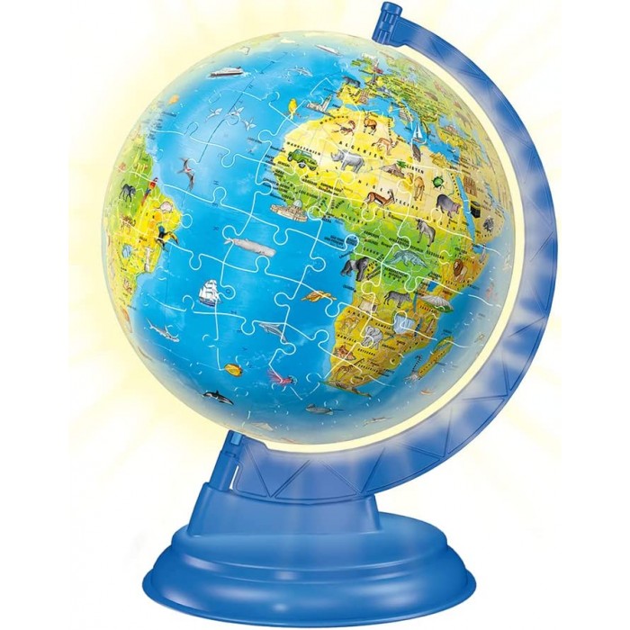 3D Puzzle - Globus Weltkarte auf Deutsch