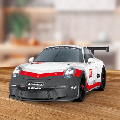 Ravensburger-11557 3D Puzzle - Porsche 911 GT3 Cup (mit Gitter)