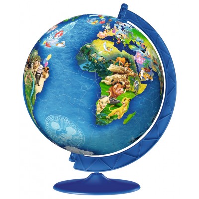 Ravensburger-12343 3D Puzzle - Disney Globe