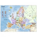 Puzzle  Ravensburger-12841 XXL Teile - Karte von Europa in Französisch
