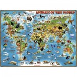 Puzzle  Ravensburger-13257 XXL Teile - Tiere rund um die Welt