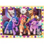 Puzzle  Ravensburger-13339 XXL Teile - Abenteuer unter Ponys!