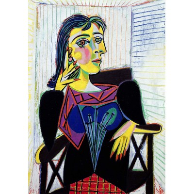 Puzzle Ravensburger-14088 Picasso Pablo - Porträt von Dora Maar