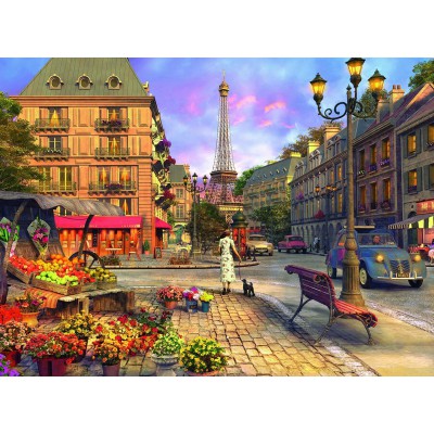Puzzle Ravensburger-14683 Dominic Davison: Spaziergang durch Paris