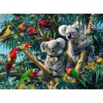 Puzzle  Ravensburger-14826 Koalas im Baum