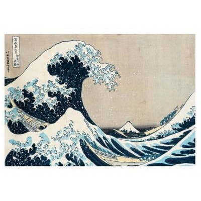 Puzzle Ravensburger-14845 Hokusai - Die große Welle vor Kanagawa