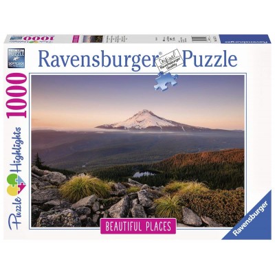 Puzzle Ravensburger-15157 Stratovulkan Mount Hood in Oregon, USA