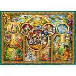Puzzle  Ravensburger-15266 Die schönsten Disney Themen