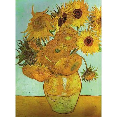 Puzzle Ravensburger-16206 Vase mit Sonnenblumen