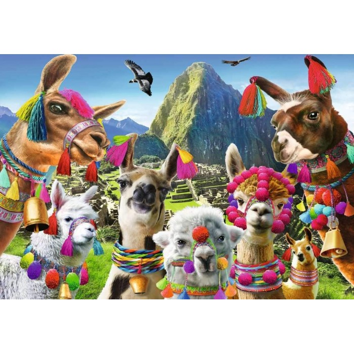 Ravensburger-16536 Puzzle Moment - Lama