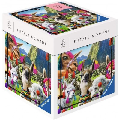 Ravensburger-16536 Puzzle Moment - Lama