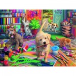 Puzzle  Ravensburger-16801 XXL Teile - Cute Crafters