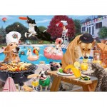 Puzzle  Ravensburger-16810 Dog Days of Summer