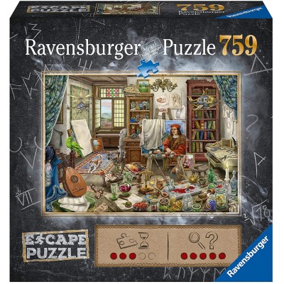 Ravensburger-16843 Escape Puzzle - Artist Workshop