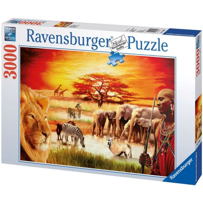 Puzzle Ravensburger-17056 Stolzer Massai