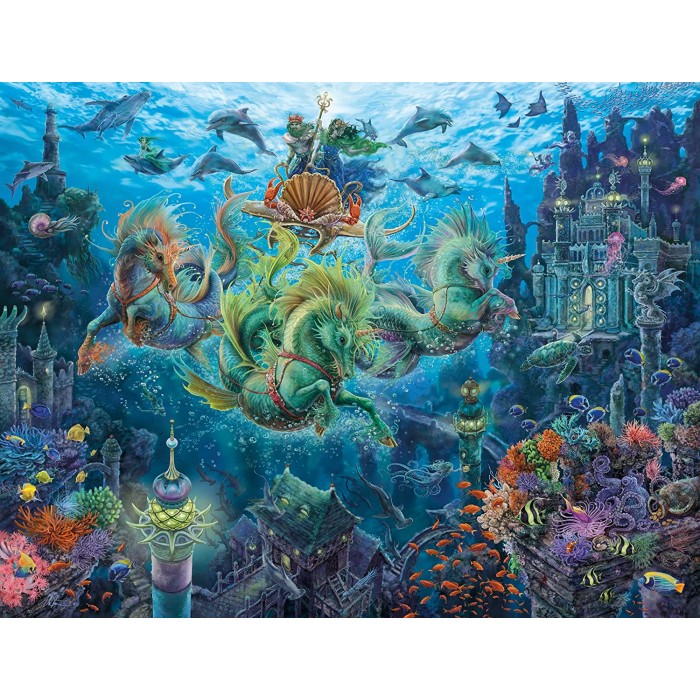 Puzzle Ravensburger-17115 Unterwasserzauber
