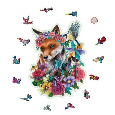 Ravensburger-17512 Wooden Puzzle - Fox