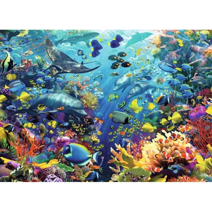 Puzzle Ravensburger-17807 Unterwasserwelt