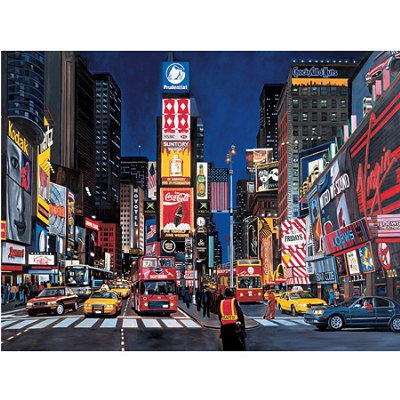 Puzzle Ravensburger-19208 Times Square, NYC