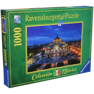 Puzzle Ravensburger-19842 Palast der Schönen Künste, Mexiko