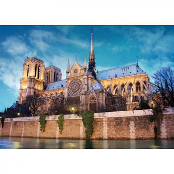 Puzzle  DToys-69337 Notre Dame de Paris, Frankreich