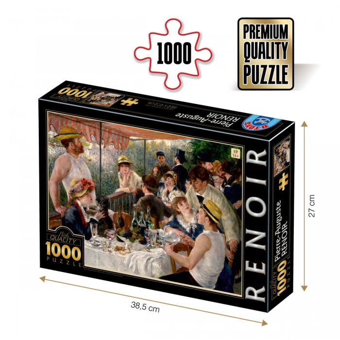 Puzzle DToys-70272 Auguste Renoir - Das Frühstück der Ruderer