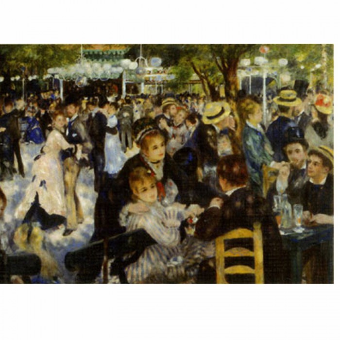Puzzle DToys-70302 Renoir Auguste - Le bal du Moulin de la Galette