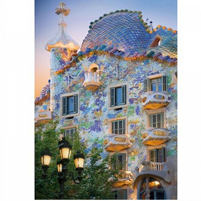 Puzzle DToys-70357 Spanien - Barcelona, Casa Batllo