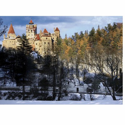 Puzzle DToys-70685 Rumänien: Schloss Bran