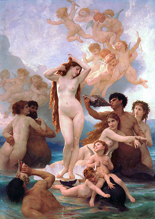 Puzzle Dtoys-72764-BO-01 Bouguereau William: Geburt Der Venus