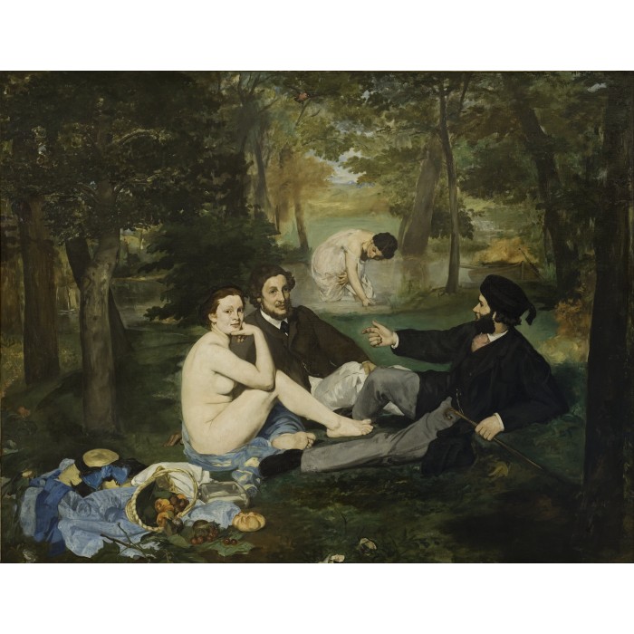 Manet Édouard: Das Frühstück im Grünen, 1862