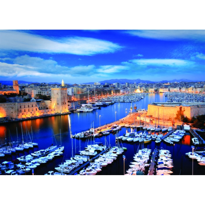 Puzzle Dtoys-74720 Hafen von Marseille