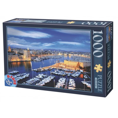 Puzzle Dtoys-74720 Hafen von Marseille